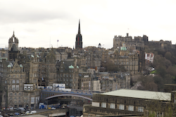 panorama d'Edimbourg vu du mont Calton